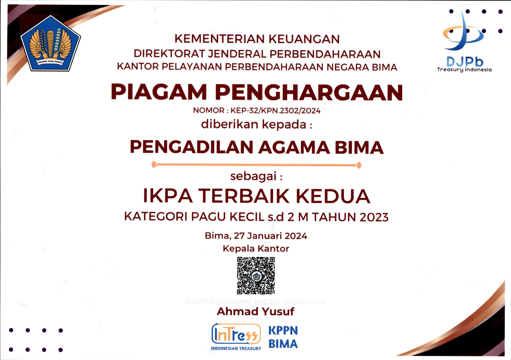 DIPA 04 IKPA TERBAIK KEDUA PAGU KECIL page 0001